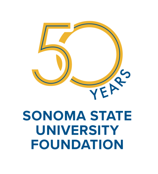 50 years Sonoma State University Foundation logo